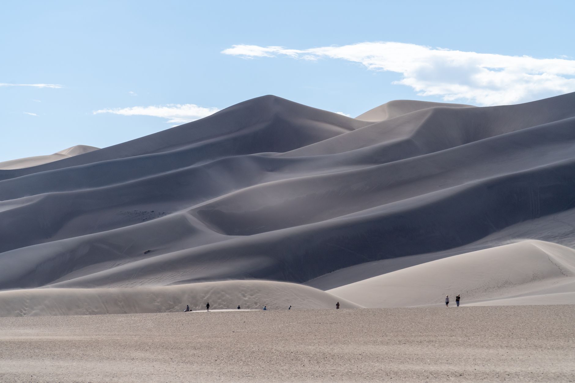 Sweeping view of the Great Sand Dunes in Colorado’s Great Sand Dunes National Park